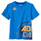 Boys 4-7x Adidas Sports Wrap-around Graphic Tee, Size: 4, Med Blue