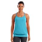 Women's Champion Mesh Strappy Tank Top, Size: Small, Turquoise/blue (turq/aqua)