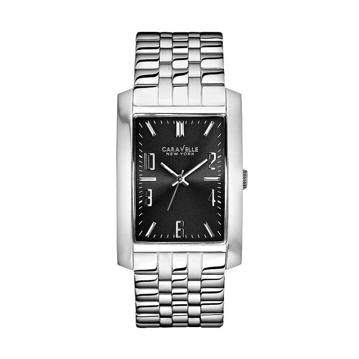 Caravelle New York By Bulova Men's Stainless Steel Watch - 43a118k, Grey