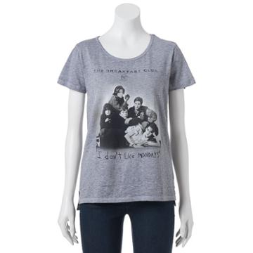 Juniors' The Breakfast Club I Don't Like Mondays Graphic Tee, Girl's, Size: Large, Med Grey