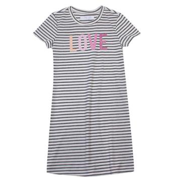 Girls 7-16 & Plus Size Harper & Elliott Graphic Midi T-shirt Dress, Girl's, Size: Medium, Beige Oth