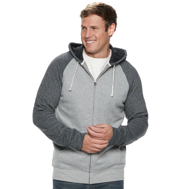 Big & Tall Sonoma Goods For Life&trade; Modern-fit Supersoft Fleece Hoodie, Men's, Size: 3xl Tall, Black