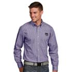 Men's Antigua Sacramento Kings Associate Plaid Button-down Shirt, Size: Xxl, White Oth