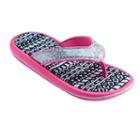 Girls 4-16 Tribal Molded Sport Flip Flops, Girl's, Size: 1/2, Dark Pink