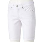Juniors' So&reg; Rolled Denim Bermuda Shorts, Girl's, Size: 11, White