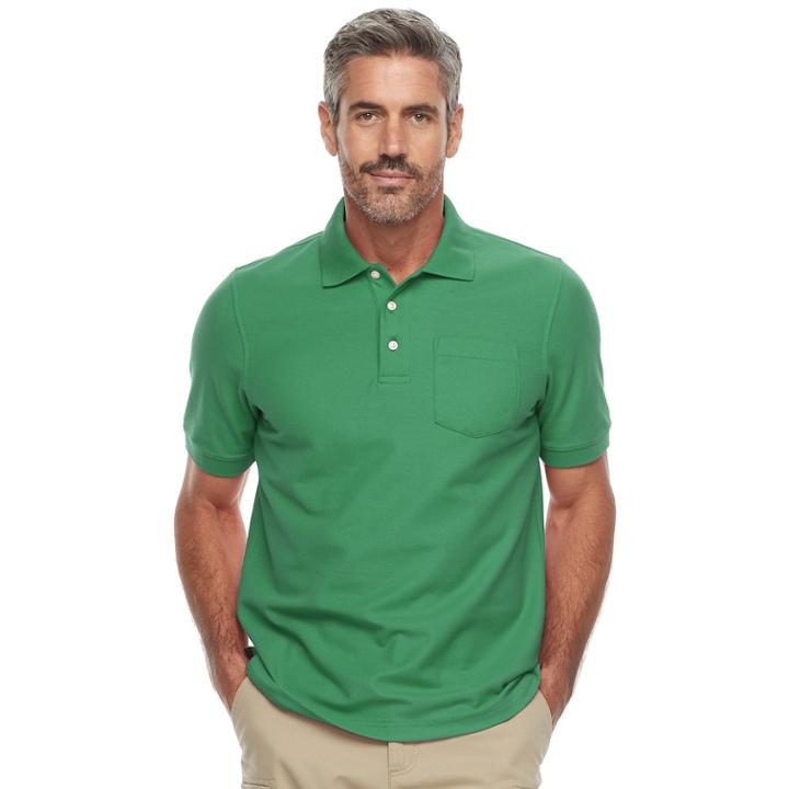 Men's Croft & Barrow&reg; Polo, Size: Xl, Med Green