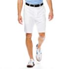 Men's Haggar&reg; Cool 18&reg; Plain-front Microfiber Performance Shorts, Size: 44, White
