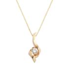 Sirena Collection 14k Gold 1/3-ct. T.w. Diamond Pendant, Women's, Yellow