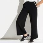 K/lab Sparkly-trim Wide Leg Pants, Teens, Size: Small, Black