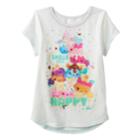 Girls 4-6x Num Noms Glitter Scented Tee, Size: 4, Natural