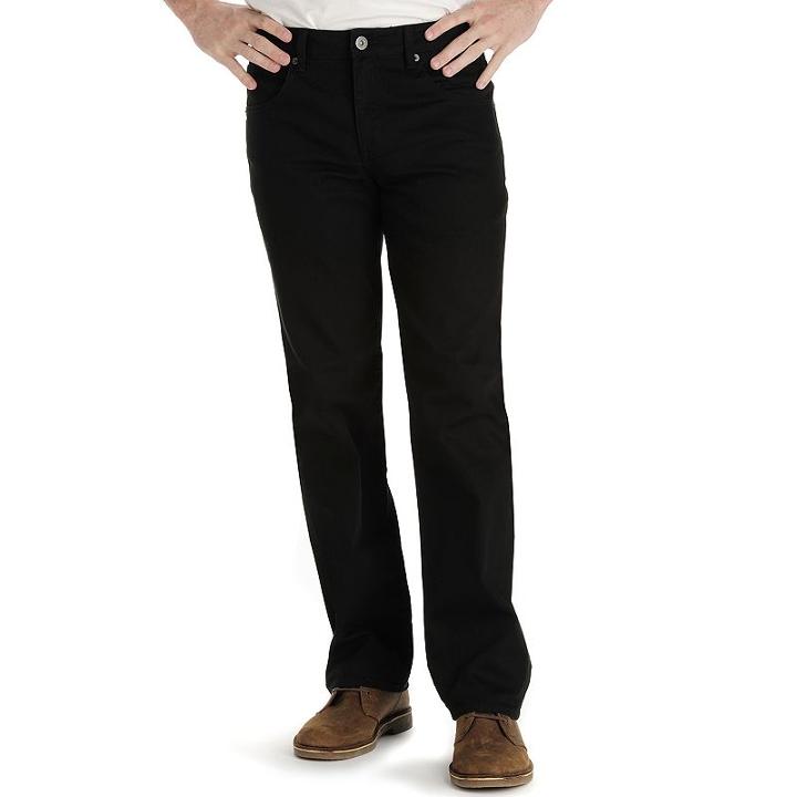 Men's Lee Modern Series Active Comfort Straight-leg Jeans, Size: 34x36, Black
