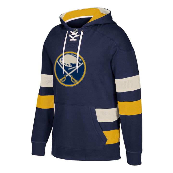 Men's Ccm Buffalo Sabres Jersey Hoodie, Size: Xl, Blue (navy)