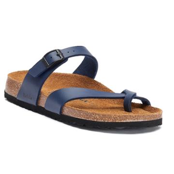 Betula Mia Women's Footbed Sandals, Size: Medium (8), Blue (navy)