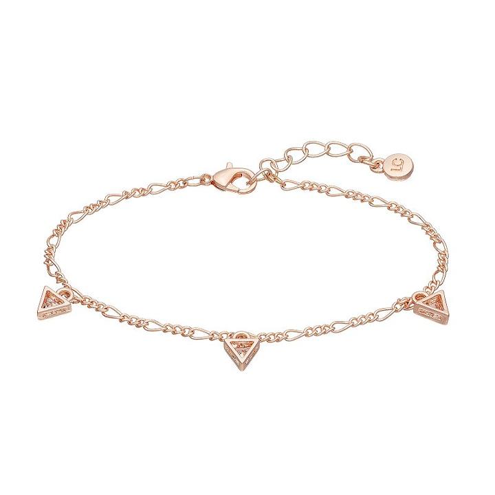 Lc Lauren Conrad Triangle Station Bracelet, Women's, Pink Other