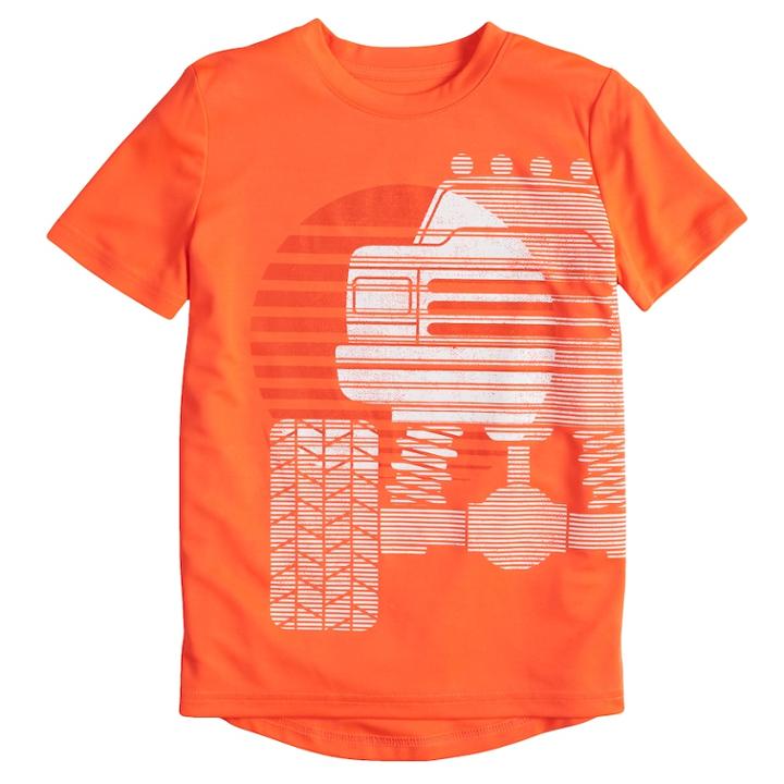 Boys 4-10 Jumping Beans&reg; Hi-low Vented Tee, Size: 7x, Brt Orange