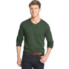 Men's Izod Fieldhouse Classic-fit Wool-blend V-neck Sweater, Size: Small, Med Green