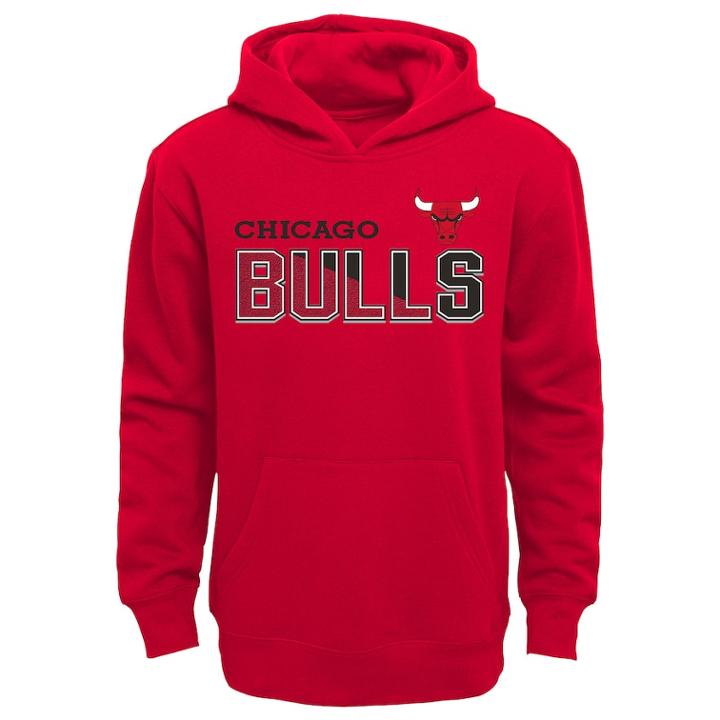 Boys 4-7 Chicago Bulls Promo Hoodie, Size: L 7, Red