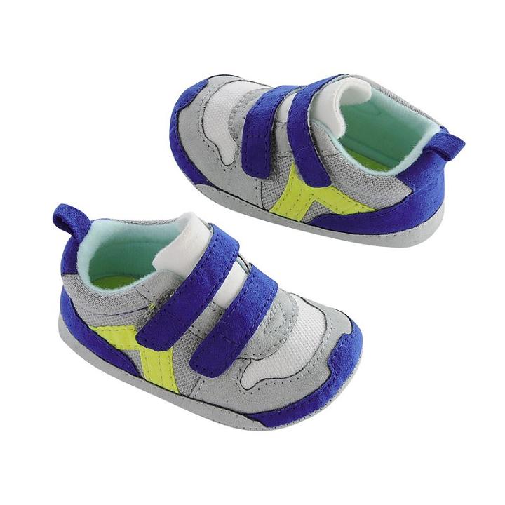 Baby Boy Carter's Joby Sneaker Crib Shoes, Size: 6-9 Months, Multicolor