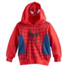 Toddler Boy Marvel Spider-man Mesh Face Hoodie, Size: 3t, Brt Red