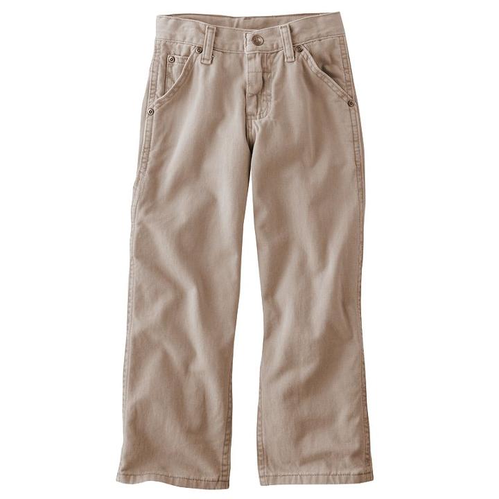 Boys 4-7x Lee Contractor Pants, Boy's, Size: 4, Brown