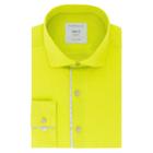 Men's Van Heusen Slim-fit Flash/fx Dress Shirt, Size: L-32/33, Brt Green