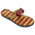 Women's College Edition Florida State Seminoles Bow Flip-flops, Size: Small, Gold