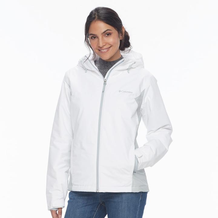 Women's Columbia Tipton Thermal Coil&reg; Hooded Jacket, Size: Xl, White