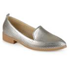 Journee Collection Brooky Women's Loafers, Size: 11, Silver