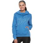 Women's Nike Funnel Neck Running Hoodie, Size: Xs, Light Blue