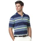 Men's Chaps Classic-fit Striped Performance Golf Polo, Size: Large, Blue (navy)