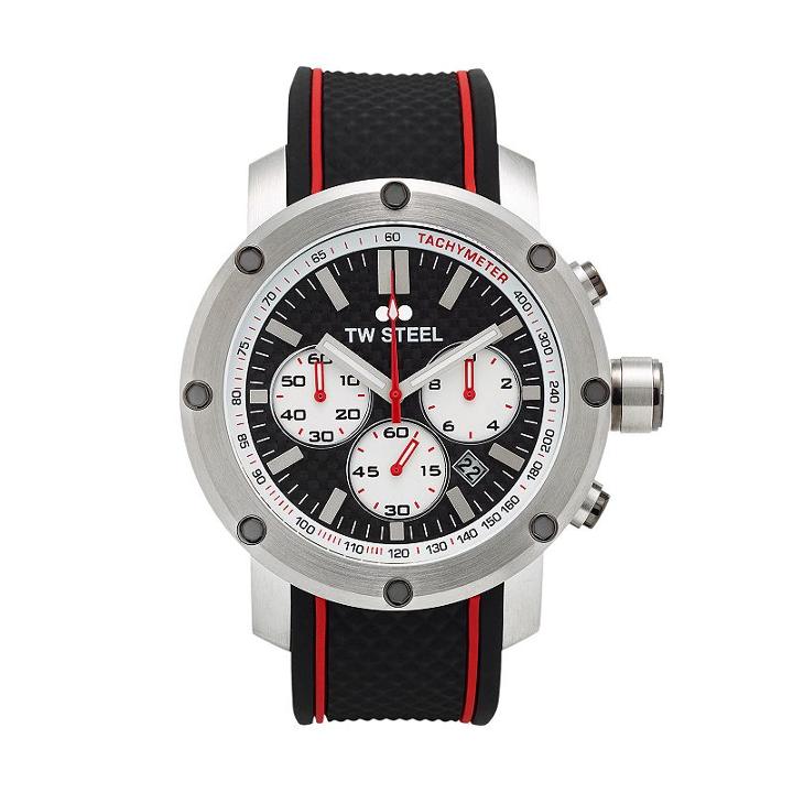 Tw Steel Men's Grandeur Tech Chronograph Watch - Ts2, Black