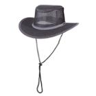 Stetson Mesh Safari Hat - Men, Size: Medium, Grey (charcoal)
