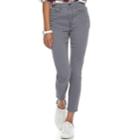 Juniors' So&reg; High-waisted Ankle Jeggings, Teens, Size: 1, Grey