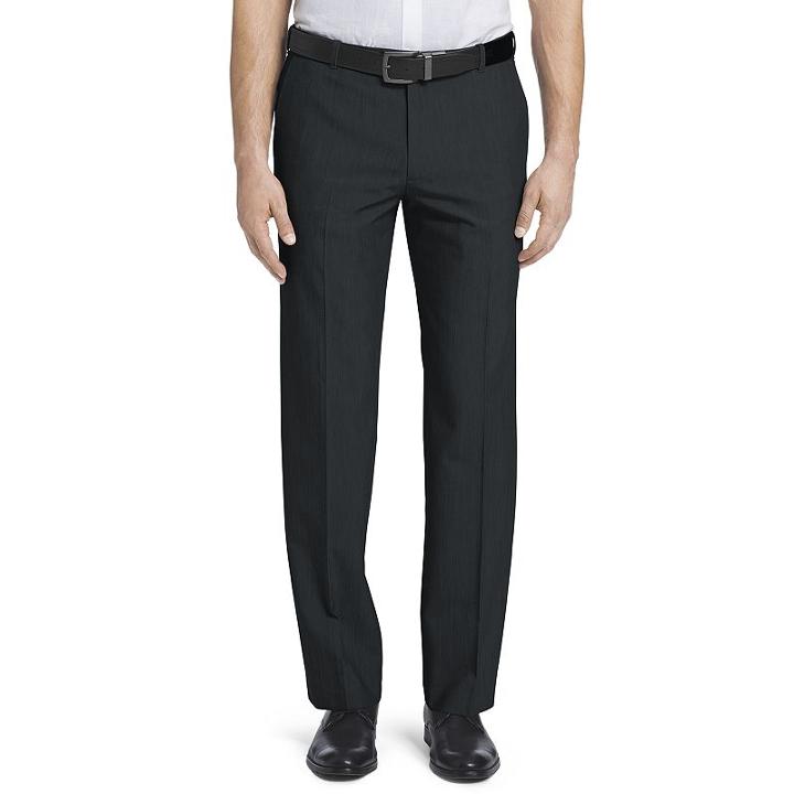 Men's Van Heusen Flex Straight-fit No-iron Dress Pant, Size: 33x30, Blue (navy)