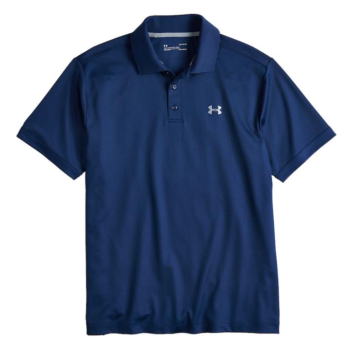 Men's Under Armour Performance Golf Polo, Size: Xl, Dark Blue