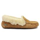 Lamo Aussie Women's Moccasin Slippers, Girl's, Size: 5, Brown