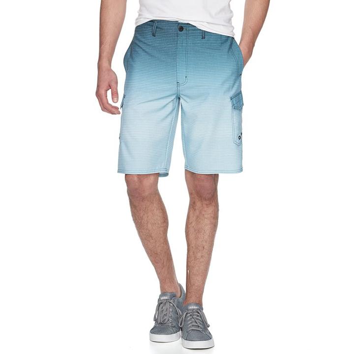 Men's Ocean Current Hammered Cargo Shorts, Size: 38, Med Blue