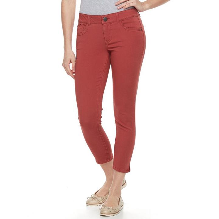 Women's Recreation Technology Ankle Jeggings, Size: 14, Red