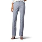 Women's Lee Original All Day Relaxed Fit Pants, Size: 4 - Regular, Grey