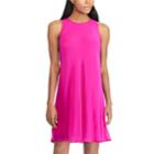 Women's Chaps Crepe A-line Dress, Size: 12, Pink