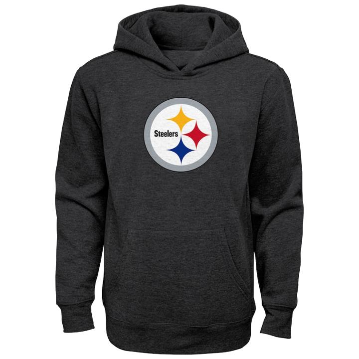 Boys 4-7 Pittsburgh Steelers Promo Hoodie, Size: M 5-6, Gray