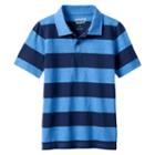 Boys 4-10 Jumping Beans&reg; Striped Polo, Boy's, Size: 8, Blue