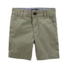 Boys 4-12 Oshkosh B'gosh&reg; Flat Front Short, Size: 4, Green