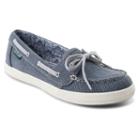 Eastland Skip Women's Canvas Boat Shoes, Size: Medium (8), Dark Blue