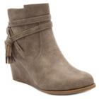 Rampage Harumi Women's Wedge Ankle Boots, Size: Medium (7), Beig/green (beig/khaki)