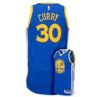 Men's Adidas Golden State Warriors Stephen Curry Replica Jersey, Size: Medium, Blue