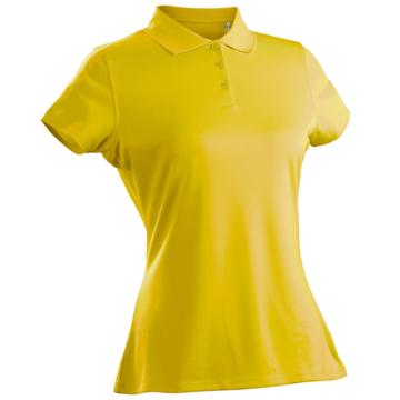 Nancy Lopez Luster Golf Polo - Women's, Size: Medium, Gold