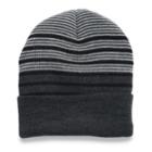 Men's Tek Gear&trade; Warmtek Striped Knit Watch Cap, Dark Grey