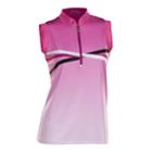 Plus Size Nancy Lopez Maxi Sleeveless Golf Polo, Women's, Size: 1xl, Dark Pink