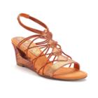 New York Transit Fancy One Women's Wedge Sandals, Size: Medium (9), Red/coppr (rust/coppr)